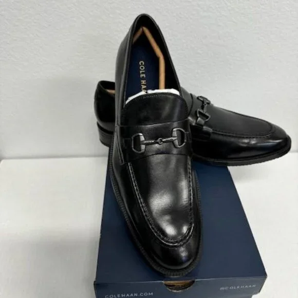 Cole Haan Men's Modern Essentials Leather Bit Loafer Size 11.5 New In Box - Picture 3 of 5